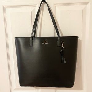 Kate Spade Black Sawyer Street Maxi Tote